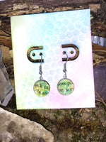 Recycled Book Page Earrings 5