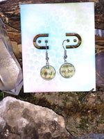 Recycled Book Page Earrings 8